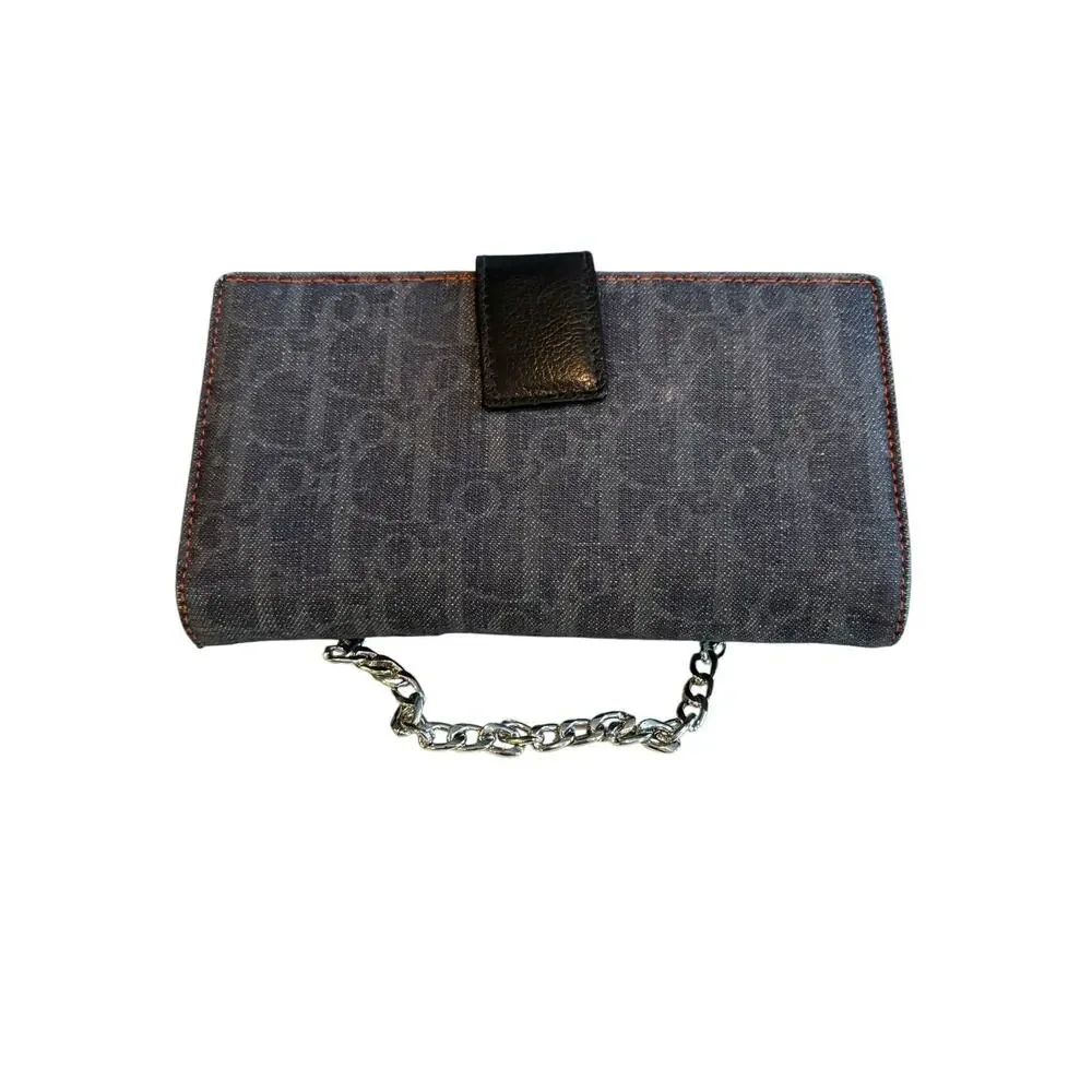 Dior Denim Saddle Wallet